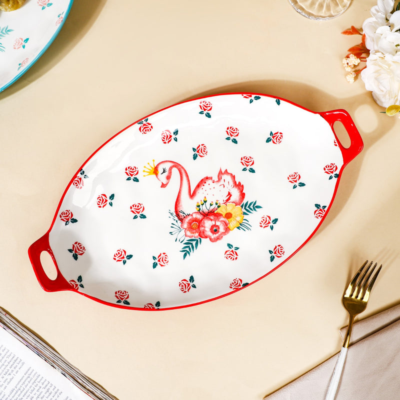 Swan Baking Dish