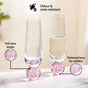 Ball Base Champagne Glass Set Of 2 280ml Pink