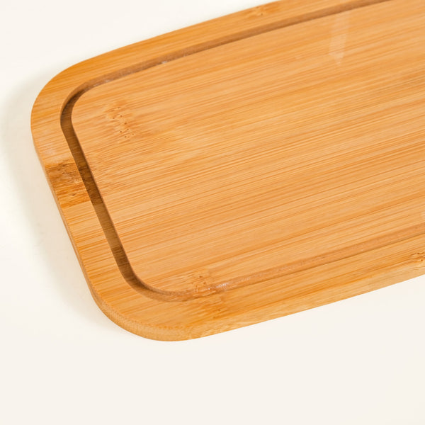 Bamboo Wood Butter Dish With Transparent Lid