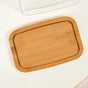 Bamboo Wood Butter Dish With Transparent Lid