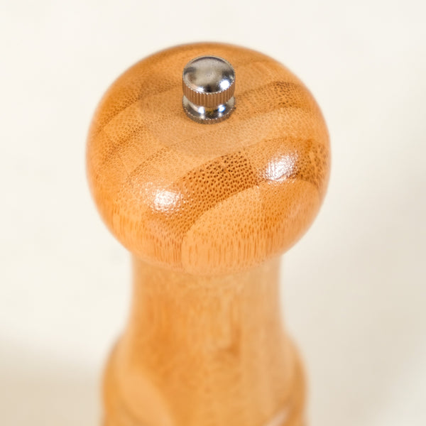 Bamboo Wood Pepper Grinder For Kitchen