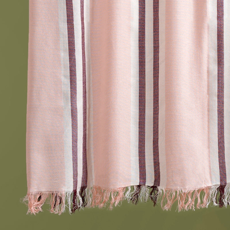 Peach Bamboo Quick Dry Towels Set Of 2