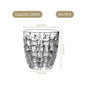 Basket Weave Glass Tumbler Set Of 6 260ml