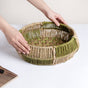 Basket Weave Sabai Organiser- Organiser for kitchen, basket for storage, basket organiser, woven basket, decorative basket, bathroom organiser