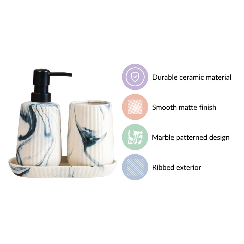 Premium Bathroom Accessories Set Of 3