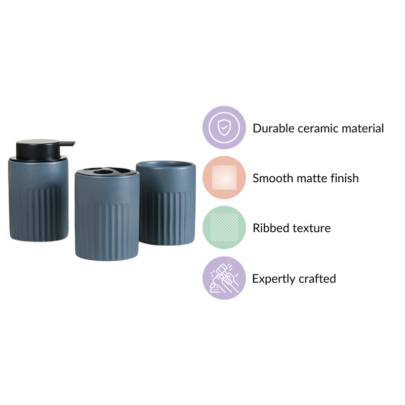 Multipurpose Ceramic Bath Set Of 3