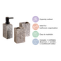 Pebble Textured Bathroom Set Of 3