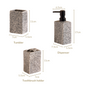 Pebble Textured Bathroom Set Of 3