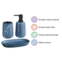 Sleek Ceramic Bathroom Set Of 3