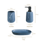 Sleek Ceramic Bathroom Set Of 3