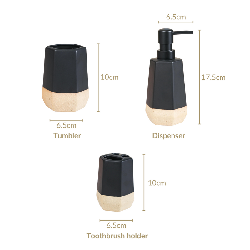 Luxury Ceramic Bathroom Set Of 3