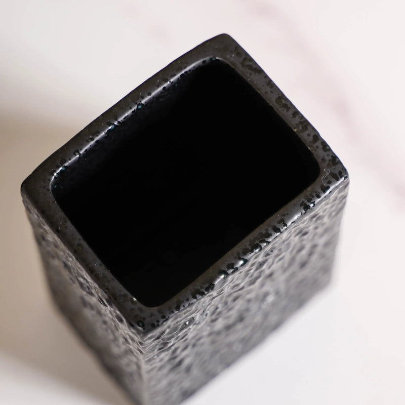 Matte Black Ceramic Bath Set Of 3