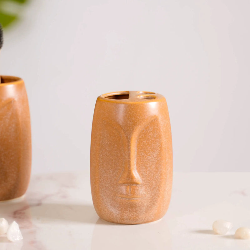 Faces Ceramic Bathroom Accessories Set Of 3