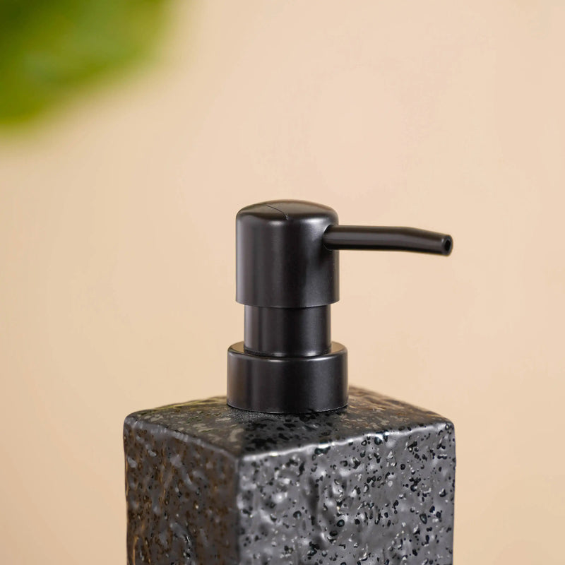 Matte Black Ceramic Bath Set Of 3