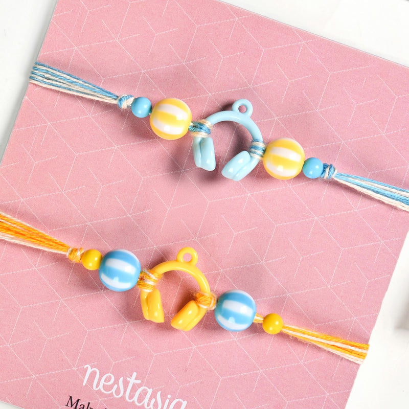 Funky Beats Rakhi Gift Set