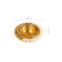 Beaded Festive Tea Light Holders Set Of 6