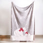 Mumma And Baby Polar Bears Cotton Throw Blanket