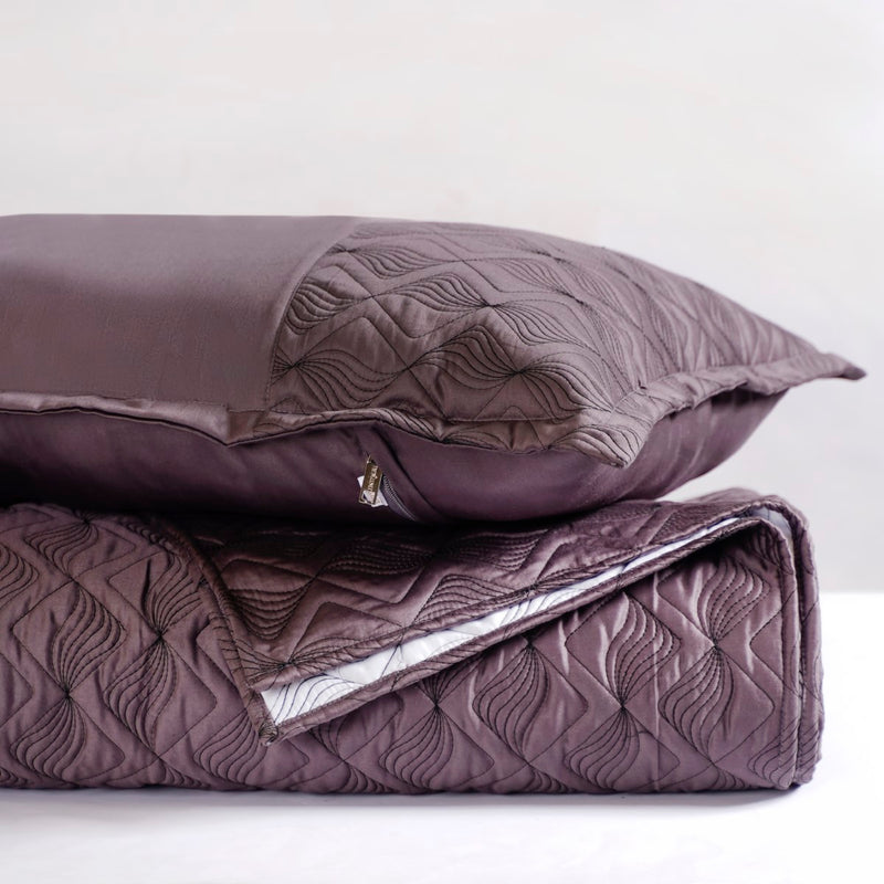 Set Of 3 Cotton King Size Bed Cover And Pillowcases