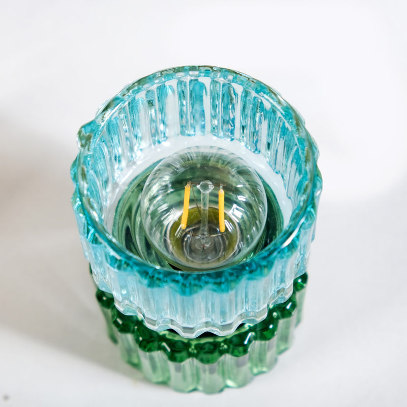 Energy Efficient Hourglass LED Lamp With Edison Bulb