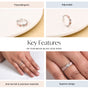 Beige Bliss Love Ring