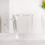 Bistro Style Large Coffee Mugs Set Of 2 300ml