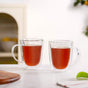 Bistro Style Large Coffee Mugs Set Of 2 300ml
