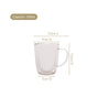 Bistro Style Large Coffee Mugs Set Of 2 300ml