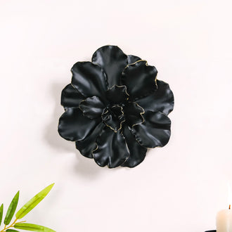 Black Gold Carnation Flower Wall Decor- Flower wall decor, wall decor, wall art, wall mirror, artificial flower decor