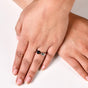 Black Stone Silver Ring