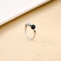 Black Stone Silver Ring