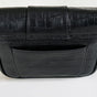 Black Textured Shoulder Bag