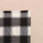 Black And White Plaid Winter Blanket Scarf