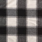 Black And White Plaid Winter Blanket Scarf