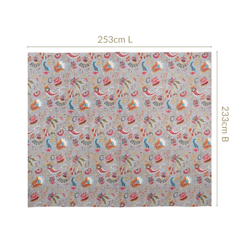 Bloomscape Quilted Cotton Bedcover 253x233cm