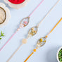 Blossom Encased Reverie Rakhi Bracelet Set