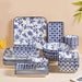 Blue 26 Piece Dinnerware Set For 6