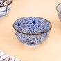Blue Hue Ceramic Snack Bowl Set Of 5 350ml