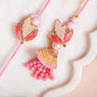 Blush And Pearl Rakhi Lumba Set