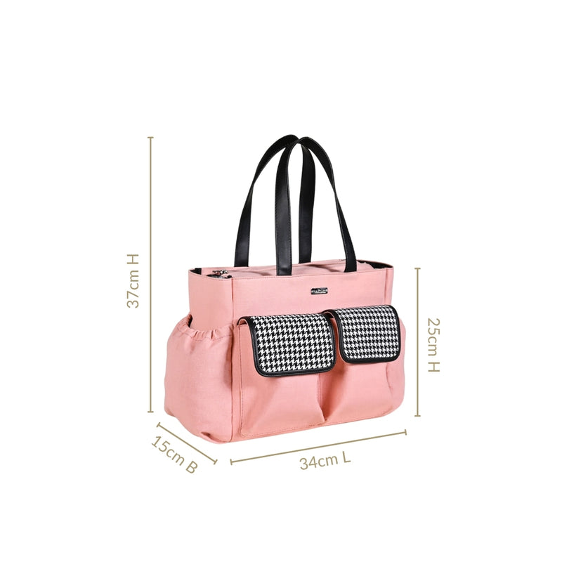 Blush Bloom Carry All Canvas Tote Bag