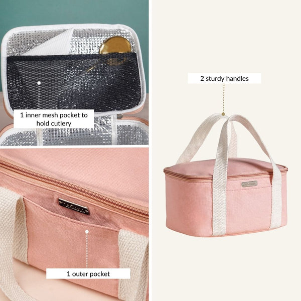 Urban Daily Insulated Lunch Bag In Peach