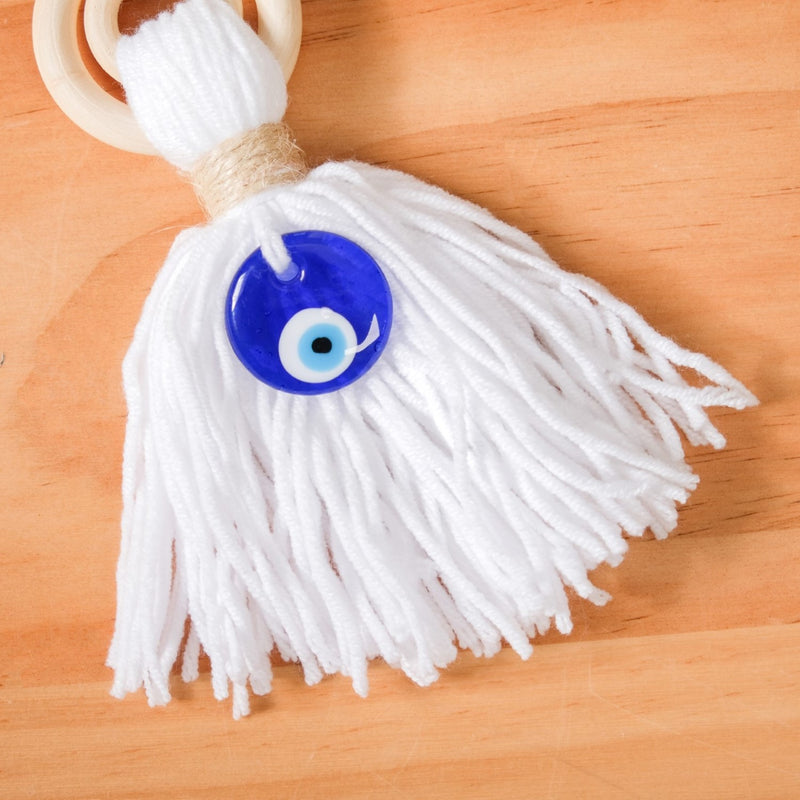 Beaded Evil Eye Wall Hanging Set Of 2- Wall hanging, wall decor, decor for living room, evil eye wall hanging, evil eye decor