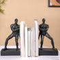 Musclebound Resin Bookend Set Black