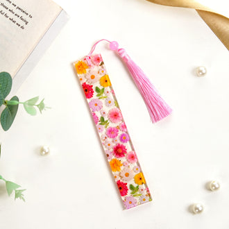 Petals And Pages Handcrafted Bookmark