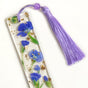 Blue Periwinkle Flower Bookmark