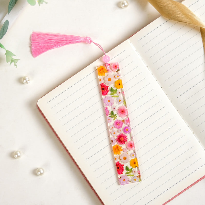 Petals And Pages Handcrafted Bookmark