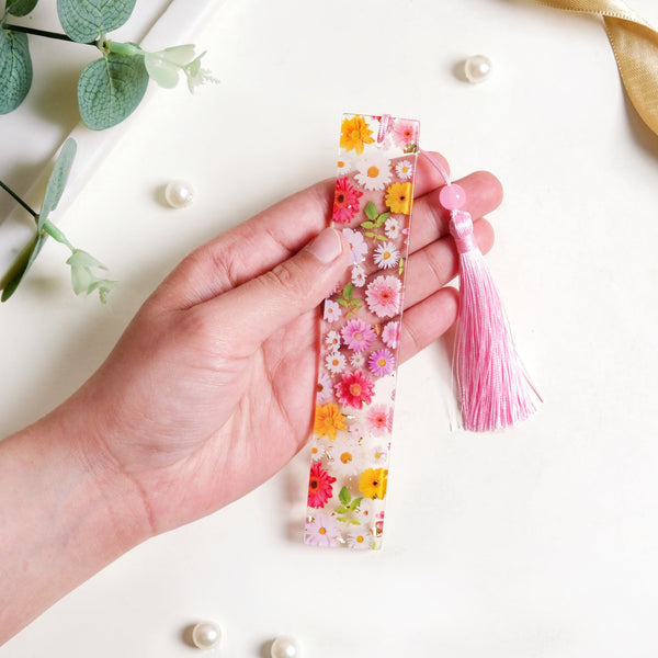 Petals And Pages Bookmark