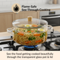 Borosilicate Glass Cooking Pot With Lid 2500ml