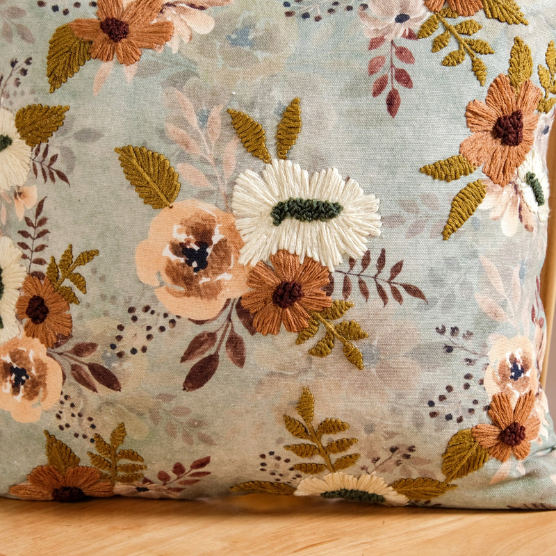 Botanical Breeze Decorative Cushion Cover