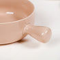 Beige Ceramic Bowl With Handle 650ml