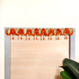 Metal Leaf Embellished Festive Wall Decor